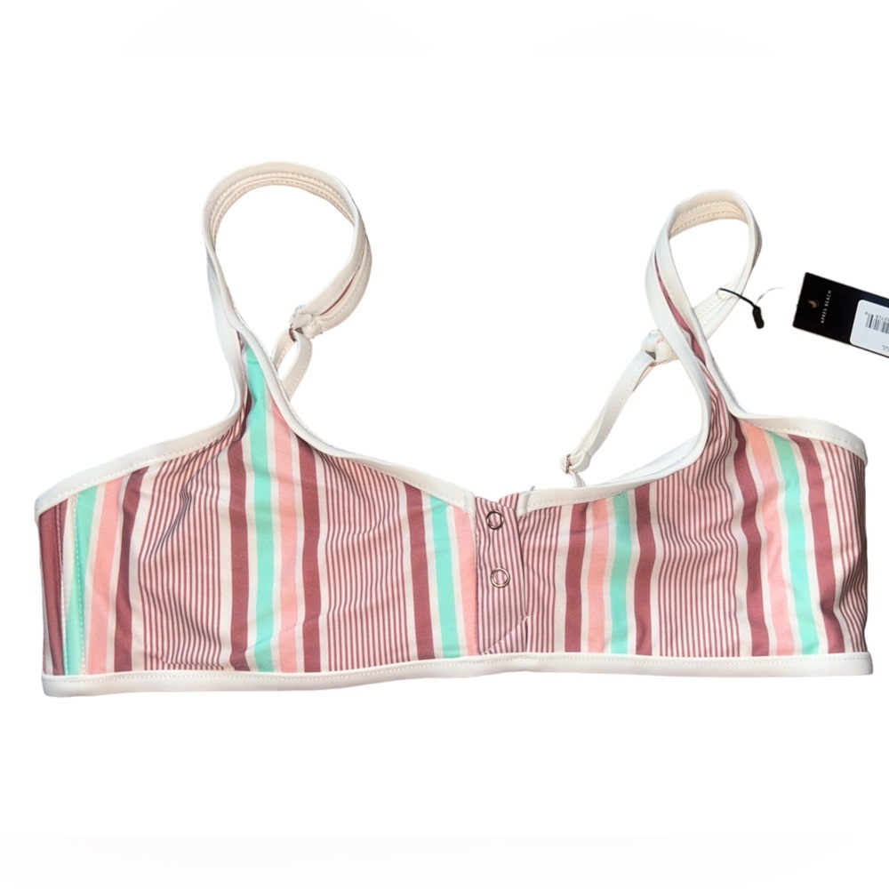 Tavik Underwire Striped Bikini Top Size L